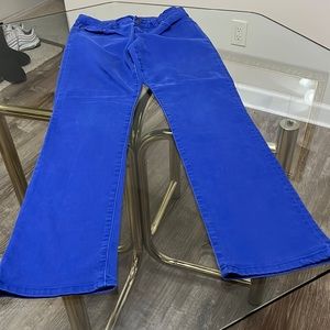Ralph Lauren Straight Leg Jeans in Bright Blue